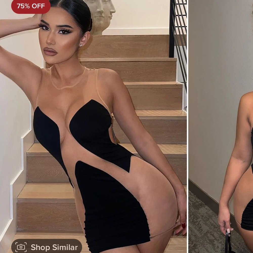 Fashion nova talk of town mini dress